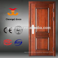 Modern Steel frame armored entry wood face door